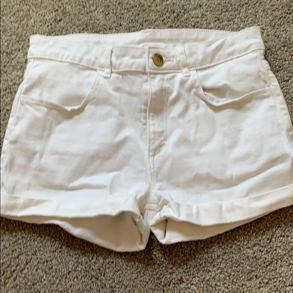 white shorts